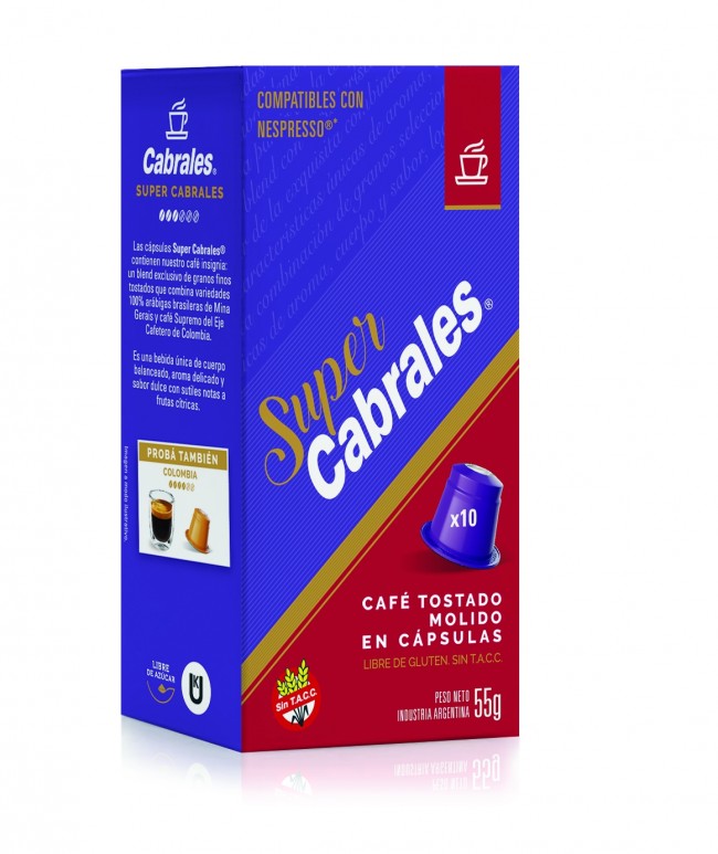 Silicaro | CAPSULAS COMPATIBLES NESPRESSO© SUPER CABRALES x10u Bx12